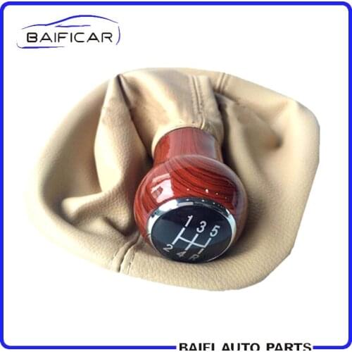 Baificar Brand New Genuine 5 Speed Manual Stick Gear Shift Knob Lever Shifter For Volks.wagen Old Passat B5 Collar 1.8T/2.0