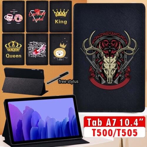 Tablet Case for Samsung Galaxy Tab A7 2020 10.4 Inch Flip Stand Cover Case SM-T500 SM-T505 Protective Cover