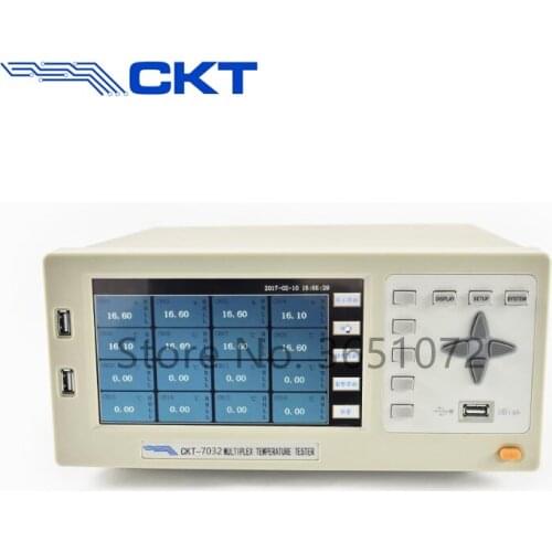 CKT-7032 Multiplex Temperature Data Logger for Temperature, Pressure and Humidity Display 32 Channels