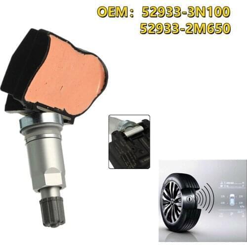 Car Tire Pressure Monitoring Sensor TPMS 433MHz For Sorento 2016-2017 Hyundai Accent Genesis 2015-2017 52933-3N100 52933-2M650