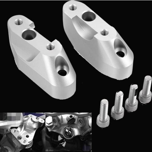 For BMW R1200GS R 1200 GS 1200GS R1200 GS 2015 2016 2017 2018 Handle Bar Riser Clamp Extend Handlebar Adapter Mount With Bolts