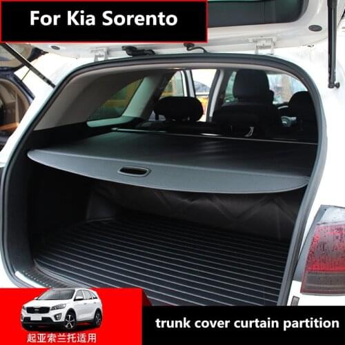 For Kia Sorento 2015-2018 trunk cover curtain partition Sorento rear trunk storage consolidation storage curtain
