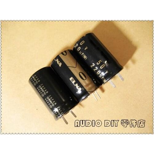 2PCS/10PCS ELNA For Pioneer Black Gold 220uF 50V 50V220UF Audio Electrolytic Capacitor
