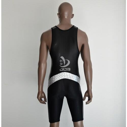 JOB Anti-UV sleeveless triathlon wetsuit diving suits running wear cycling suit for men , mens tri suit