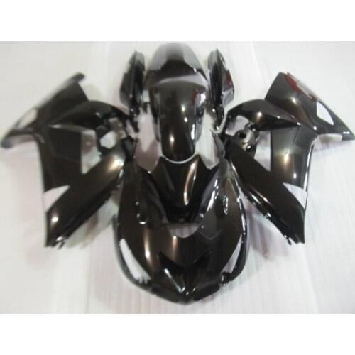 Injection mold free customize fairing kit For Kawasaki ZX14R 06 07 08 09 2006-2009 black ZX14R fairings OP10