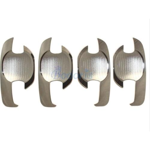 For Toyota Hilux VIGO SR5 MK6 PICKUP 2005-2014 Door Handle Bowl Insert Trim Chrome Car Styling Accessories