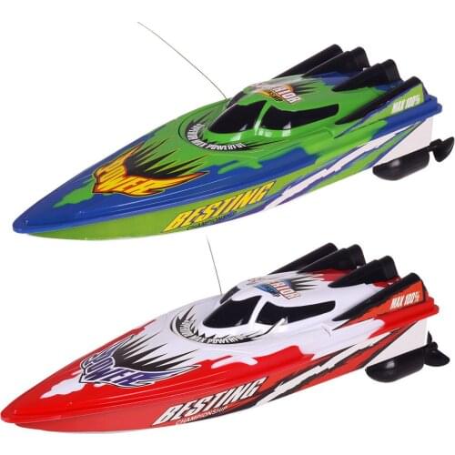 New RC Racing Boat New Radio Remote Control Dual Motor Speed Boat High-speed Strong Power System Fluid Type Design