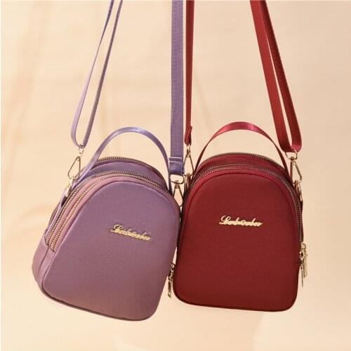 2021 New Fashion Mini Crossbody Shoulder bag Candy Color Portable Womens Phone Purse Zipper High-Capacity Messenger Bag