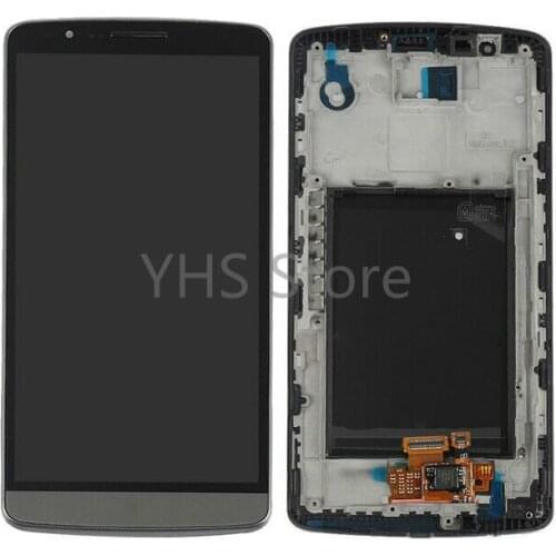 5.5'' Original Tested Screen for LG G3 LCD Touch Screen Digitizer Assembly for LG G3 Display D850 D851 D855 Replacement