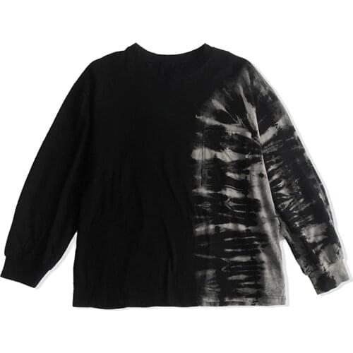 Harajuku Tie Dye Striped Pullover Sweatshirts Hoodies 2021 New Mens Hip Hop Casual Streetwear Fashion Hoodie Outwear Tops