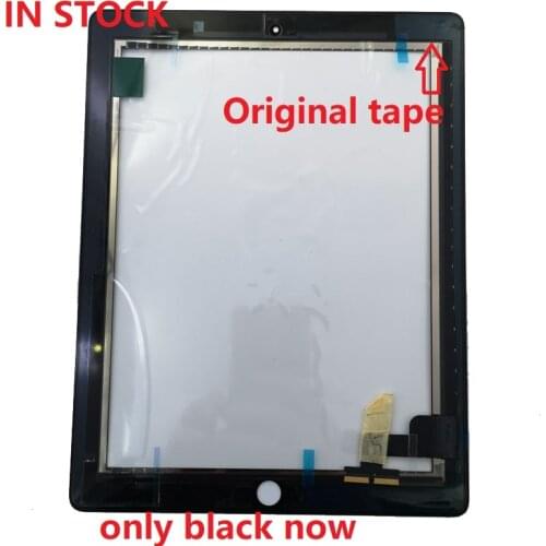9.7'' For iPad 2 Touch Screen A1395 A1396 A1397 Touch Panel Outer Front Screen Replacement Digitizer Sensor Glass black