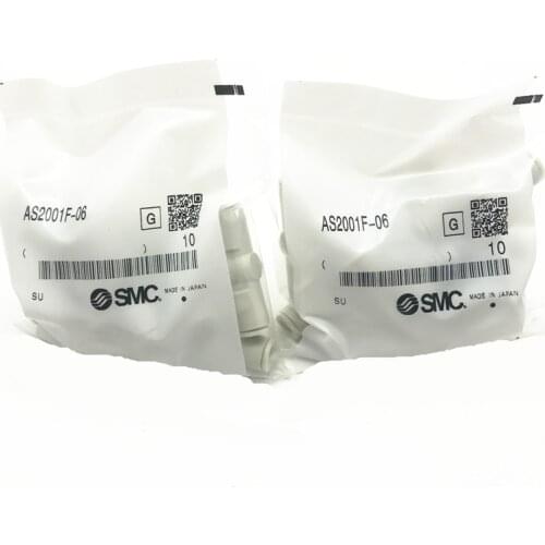 SMC Series Speed Controller one-touch fitting AS1001F-04 AS1001F-06 AS2001F-06 AS2001F-04 IN LINE TYPE