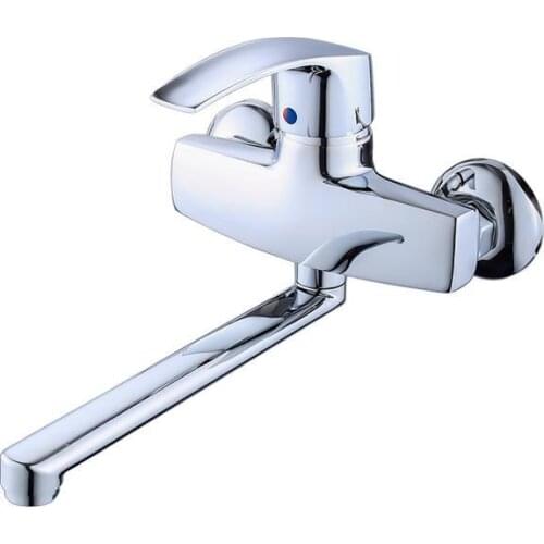 Kitchen Faucet Mixers Wall Mounted Single Handle Mixer Tap Sink Faucet Rotation Hot Cold Water Mixer Mop Pool Tap Basin Faucet