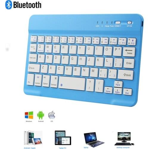 Ultra-thin Bluetooth Keyboard Series Rechargeable Mini Wireless Keyboard Office Ergonomic Gaming Keypad with Touchpad For Laptop