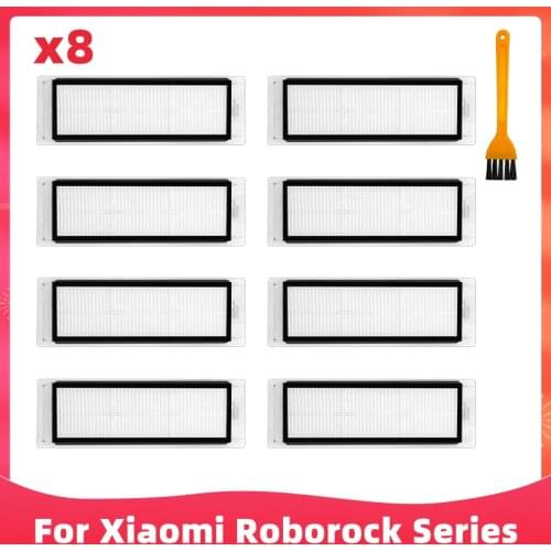 Hepa Filter Replacement For Xiaomi Mijia 1 / 1S Roborock E2 E3 E4 S4 S5 S5 Max S6 MaxV S6 Pure Robot Vacuum Cleaner Spare Parts