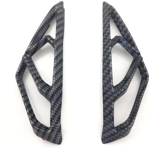 Motorcycle Front Turn Signal Lamp Cover Shield Shell for Yamaha Nvx155 Aerox155 Nvx 155 Accessories,Carbon Fiber Color