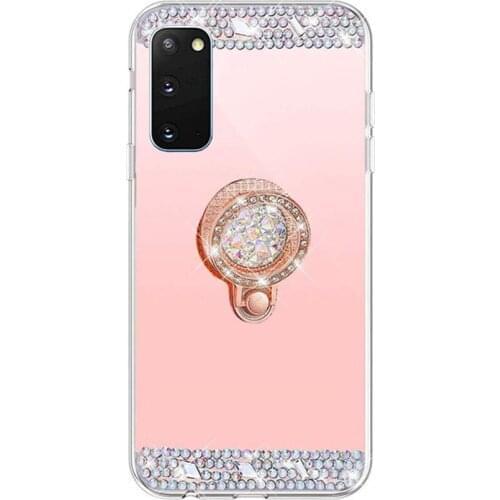 Bling Glitter Mirror Case For Huawei Honor 50 20 Pro 20S 20i 10i 10 Lite 8A 8X 9X 9A 9i V9Play V10 V20 6Plus 6X 5X Girl Cover