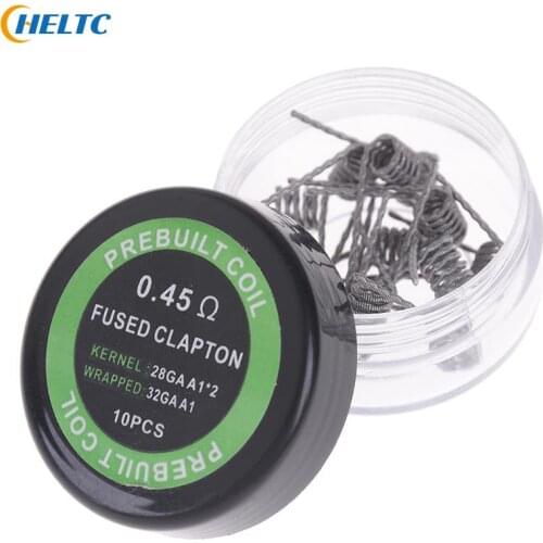 1Set Twisted Fused Hive Clapton Coils Premade Wrap Alien Mix Twisted Quad Tiger Heating Resistance Rda Coil Tool Part