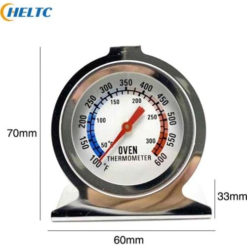1PCS Stainless Steel Oven Cooker Thermometer Temperature Gauge Mini Thermometer Grill Temperature Gauge For Home Kitchen Food