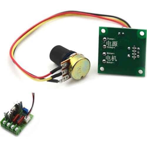 1pc DC 1.8 V-12 V Controller Control Governor With Switch Reversible Motor Speed Controller 3.2*3.2cm / 1.26*1.26inch