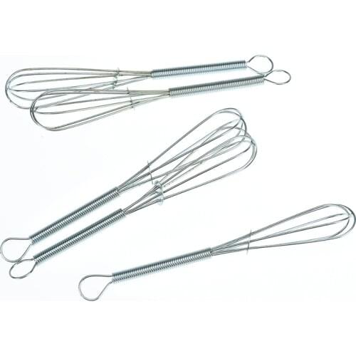 1pcs Stainless Steel Salon Hairdressing Whip Mixer Tint Dye Egg Stirrer