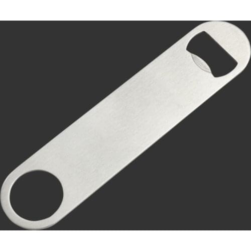 2 size set 1 Large Flat Stainless Steel Speed Bottle Cap Opener Remover Bar Beer Tool Silver