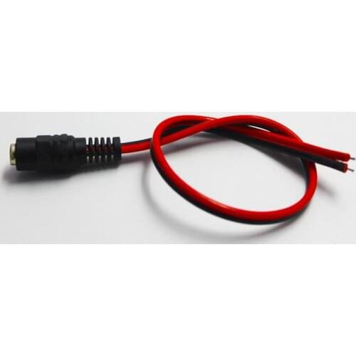 20pcs DC cable 5.5mm x 2.1mm Female cable adapter for power supply For CCTV Camera or LED Strip Light