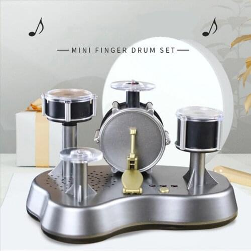 2021 Creative Finger Touch Mode Mini Drum Set Musical Toys Convenient Practice Musical Educational Toys to Relieve Stress gift