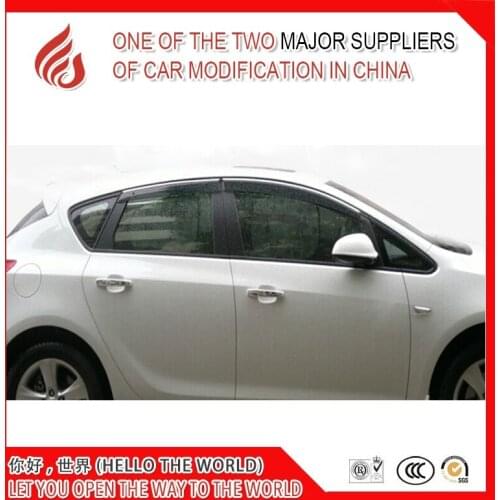 High quality 4 Piece Injection molding trim vent shade rain sun wind deflector window visor for Excelle-XT 2009-2014