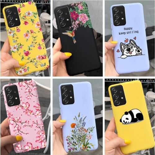 6.5" Case For Samsung Galaxy A52 5G Case Universal Original Back Cases Skily Silicone Phone Cases For Samsung A52 A525F A 52