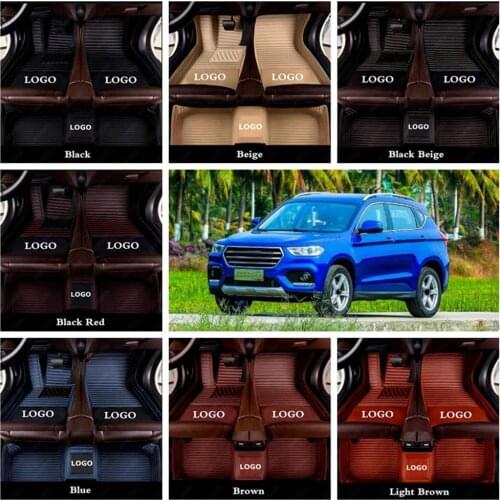 Custom Car Floor Mats for Great Wall Haval H3 H4 H6 H7 H5 H2S H6coupe F7 F7X H8 H9 M6 H1 H2 Auto Floor Mat Car Foot Mats