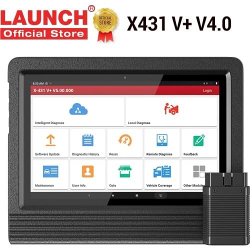 LAUNCH X431 V plus 10" X431 V+ V4.0 OBD2 Diagnostic Scanner Automotive OBD Auto Diagnostic Tool Car OBD2 Scanner