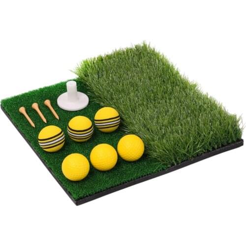 Golf Two-color Mini Mats Swing Mats Cutting Practice Mats Swing Trainer Mats