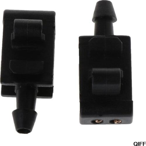 2Pcs Car Front Windshield Washer Spray Nozzle Jet for Renault Megane 2 Scenic 2 8200082347 May06