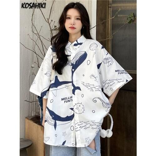 Блузки на пуговицах KOSAHIKI China At AliExpress