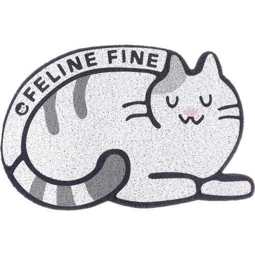 Cat Litter Mat Mats Cat Litter Mats Brought Out Mats Cats Rubbing Mats Cat Litter Mats Splash-proof Cat Toilet Mats Non-slip