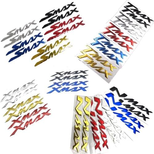 Motor 3D Emblem Badge Decal Tank NMAX XMAX SMAX TMAX Sticker For Yamaha XMAX250 XMAX300 TMAX530 TMAX500 SMAX155 NMAX155 NMAX125