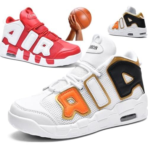 Mens Fashion Sports Basketball Shoes Shock Absorption Lightweight Non-slip Breathable Sports Shoes Outdoor Sports Shoes