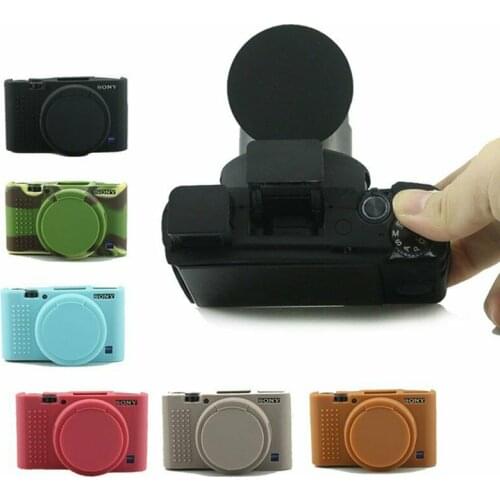Soft Camera Case For Sony RX100 III IV V VI RX100 VII Rubber Protective Body Cover bag Skin Camera case Protector Frame