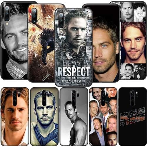 GX173 Paul Walker Soft Silicone Case for Redmi Note 4X 5 5A Prime 6 6A 7 7A 8 8A 8T 9 9A 9C 9S Pro Lite