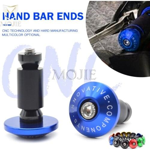 22mm Motorcycle Handlebar Grips Ends Handle Hand Bar Ends Handlebar Caps For Yamaha MT-09 MT09 07 SJ6N XJ6 FZ6 SJ6S FZ6S FZ6 FZ8