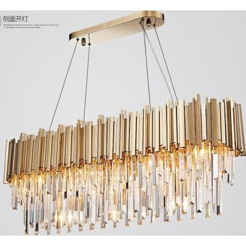 Luxury crystal chandelier gold shine living room lamp hotel decoration can be customized size