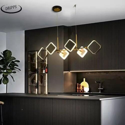 Modern living room LED ceiling lamp DIY bedroom chandelier kitchen corridor ceiling light LED chandelier lighting