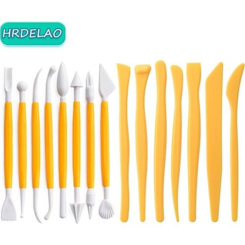 15pcs DIY Slimes Play Dough Tools Sets Accessories Plasticine Modeling Soft Clay Kits Cutters Molds Educational toy for Children