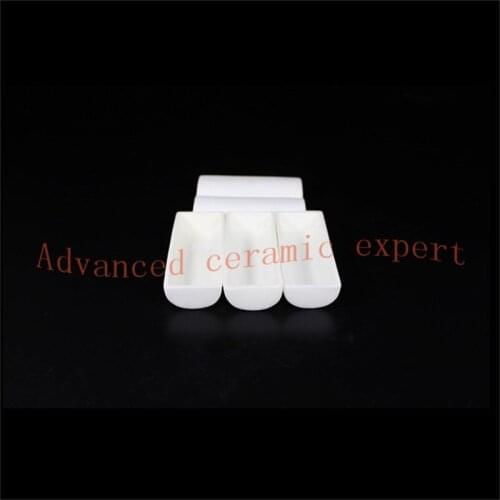 99.5%Al2O3 High Purity and Thermal Square Corundum Melting Pot L100*W40*H20mm/Alumina Ceramic Boat Crucible /Ceramic Refractory