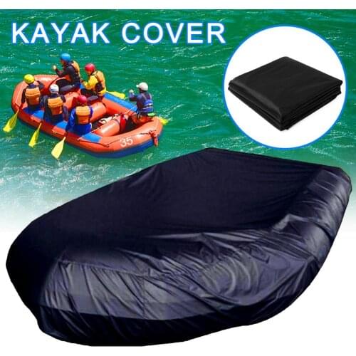 Kayak Cover High Quality Durable Buckle UV Resistant Heavy Duty Nflatable Dinghy Cover Waterproof Boat Protector