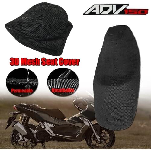 For Honda ADV150 X ADV 150 2021 2020 Rear Seat Cowl Cover Waterproof Insulation Net 3D Mesh Net Protector Motorcycle Accessories