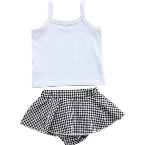 Tops Shorts Suit, Baby Girl Off Shoulder Sleeveless Shirt Elastic Waist Summer Loose Pants