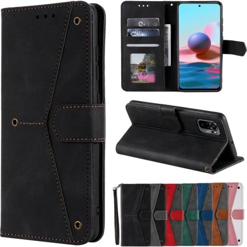 Leather Wallet Phone Case For Xiaomi 11 10 10T Lite Redmi Note 10 Pro Max 9T 8T 9 8 Pro Max Redmi 9A 9C Mi POCO M3 X3 nfc Cover