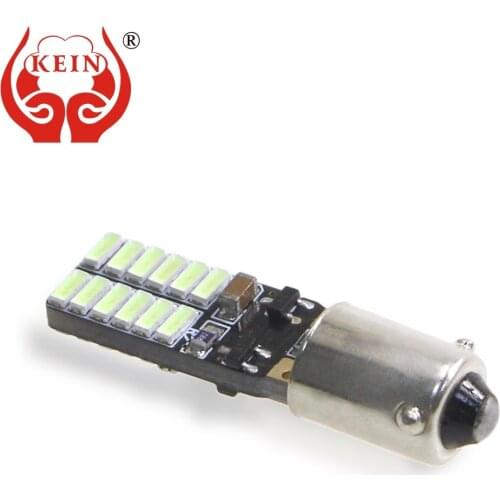 KEIN 50PCS T4W ba9s led BAX9S BAY9S h6w h21w car bulb 4014 24SMD auto interior dome vehicle signal lights lamp 12V t4w T11 363